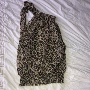 Cheetah tank top